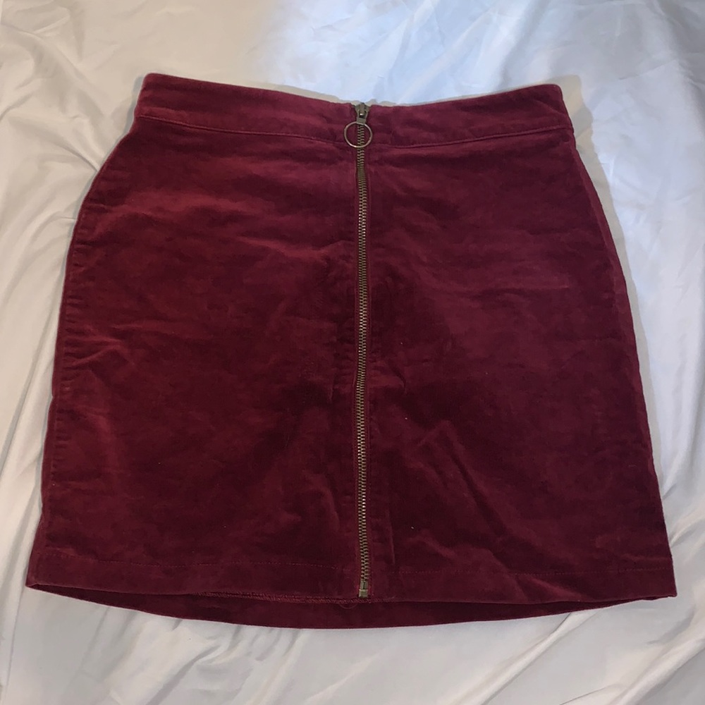 Velvet skirt
